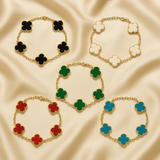 PACKAGE OF SIX CLOVER BRACELETS