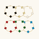PACKAGE OF SIX CLOVER BRACELETS