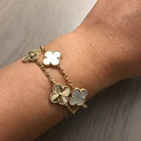 PACKAGE OF SIX CLOVER BRACELETS